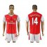 Arsenal #14 Walcott Home Soccer Club Jersey