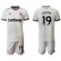 West Ham United #19 Collins Away Soccer Club Jersey