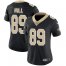 Nike New Orleans Saints #89 Josh Hill Black Team Color Womens Stitched NFL Vapor Untouchable Limited Jersey