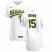 Oakland Athletics #15 Seth Brown Mens Nike White Home 2020 Authentic Player MLB Jersey