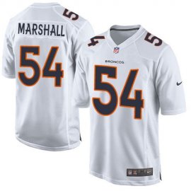 Nike Denver Broncos #54 Brandon Marshall White Mens Stitched NFL Game Event Jersey