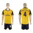 Arsenal #4 Mertesacker Away Soccer Club Jersey