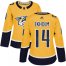 Adidas Nashville Predators #14 Mattias Ekholm Yellow Home Authentic Womens Stitched NHL Jersey