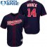 Minnesota Twins #14 Kent Hrbek Navy blue Cool Base Stitched Youth MLB Jersey