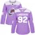Adidas Colorado Avalanche #92 Gabriel Landeskog Purple Authentic Fights Cancer Womens Stitched NHL Jersey
