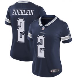 Nike Dallas Cowboys #2 Greg Zuerlein Navy Blue Team Color Womens Stitched NFL Vapor Untouchable Limited Jersey