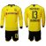 Dortmund #13 Guerreiro Home Long Sleeves Soccer Club Jersey