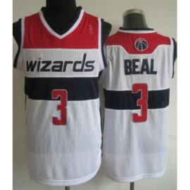 Washington Wizards 3 Bradley Beal White Revolution 30 NBA Jerseys Cheap