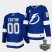 Adidas Lightning Custom Blue Home Authentic 2021 NHL Stanley Cup Final Patch Jersey