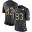 Nike Tampa Bay Buccaneers #93 Ndamukong Suh Black Youth Super Bowl LV Champions Patch Stitched NFL Limited 2016 Salute to Service Jersey
