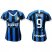 Womens Inter Milan #9 Icardi Home Soccer Club Jersey