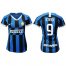 Womens Inter Milan #9 Icardi Home Soccer Club Jersey