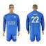 Leicester City #22 James Home Long Sleeves Soccer Club Jersey