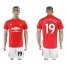 Manchester United #19 Rashford Red Home Soccer Club Jersey