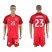 USA #23 Johnson Away Soccer Country Jersey