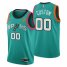 Nike Spurs Custom Mens 2022-23 City Edition NBA Jersey – Cherry Blossom Teal