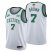 Boston Boston Celtics #7 Jaylen Brown Mens Nike Releases Classic Edition 2022 NBA Finals 75th Anniversary Jersey White Mens
