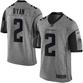 Nike Atlanta Falcons #2 Matt Ryan Gray Mens Stitched NFL Limited Gridiron Gray Jersey