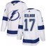 Adidas Tampa Bay Lightning #17 Alex Killorn White Road Authentic Stitched NHL Jersey