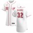 Cincinnati Reds #32 R.J. Alaniz Mens Nike White Home 2020 Authentic Player MLB Jersey