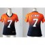 Nike Denver Broncos #7 John Elway Orange/Blue Womens Stitched NFL Elite Fadeaway Fashion Jersey