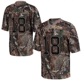 Nike Cincinnati Bengals #18 A.J. Green Camo Mens Stitched NFL Realtree Elite Jersey