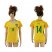 Womens Brazil #14 GIL Home Soccer Country Jersey