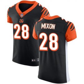 Nike Cincinnati Bengals #28 Joe Mixon Black Team Color Mens Stitched NFL Vapor Untouchable Elite Jersey