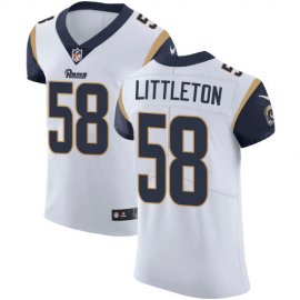 Nike Los Angeles Rams #58 Cory Littleton White Mens Stitched NFL Vapor Untouchable Elite Jersey