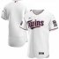 Minnesota Twins Mens Nike White Home 2020 60th Season Authentic Team MLB Jersey