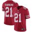 Nike San Francisco 49ers #21 Deion Sanders Red Team Color Mens Stitched NFL Vapor Untouchable Limited Jersey