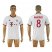 Bayern Munchen #8 Martinez White Soccer Club Jersey