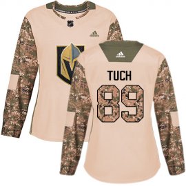 Adidas Vegas Golden Knights #89 Alex Tuch Camo Authentic 2017 Veterans Day Womens Stitched NHL Jersey