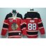 Chicago Blackhawks #88 Patrick Kane Red Sawyer Hooded Sweatshirt Stitched NHL Jersey