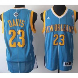 New Orleans Hornets 23# Anthony Davis Blue Revolution 30 Swingman NBA Jerseys Cheap