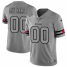 Tampa Bay Buccaneers Custom Mens Nike Gray Gridiron II Vapor Untouchable Limited NFL Jersey