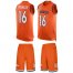 Nike Denver Broncos #16 Bennie Fowler Orange Team Color Mens Stitched NFL Limited Tank Top Suit Jersey