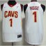 Mens Nike Cleveland Cavaliers #1 Derrick Rose White NBA Swingman Association Edition Jersey