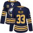 Adidas Buffalo Sabres #33 Colin Miller Navy Blue Home Authentic Womens Stitched NHL Jersey