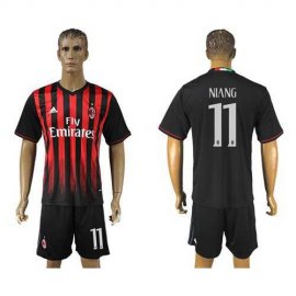 AC Milan #11 Niang Home Soccer Club Jersey
