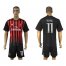 AC Milan #11 Niang Home Soccer Club Jersey