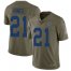 Nike Indianapolis Colts #21 Nyheim Hines Olive Mens Stitched NFL Limited 2017 Salute To Service Jersey