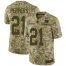 Nike New York Giants #21 Jabrill Peppers Camo Mens Stitched NFL Limited 2018 Salute To Service Jersey