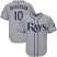 Tampa Bay Rays #10 Corey Dickerson Grey Cool Base Stitched Youth MLB Jersey