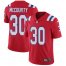 Nike New England Patriots #30 Jason McCourty Red Alternate Mens Stitched NFL Vapor Untouchable Limited Jersey