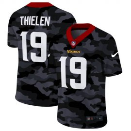 Minnesota Minnesota Vikings #19 Adam Thielen Mens Nike 2020 Black CAMO Vapor Untouchable Limited Stitched NFL Jersey