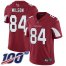 Nike Arizona Cardinals #84 Caleb Wilson Red Team Color Mens Stitched NFL 100th Season Vapor Limited Jersey