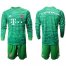 Bayern Munchen Blank Green Goalkeeper Long Sleeves Soccer Club Jersey