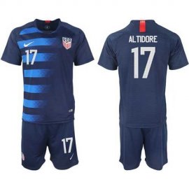 USA #17 Altidore Away Soccer Country Jersey