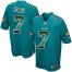 Nike Jacksonville Jaguars #7 Nick Foles Teal Green Alternate Mens Stitched NFL Limited Strobe Jersey
